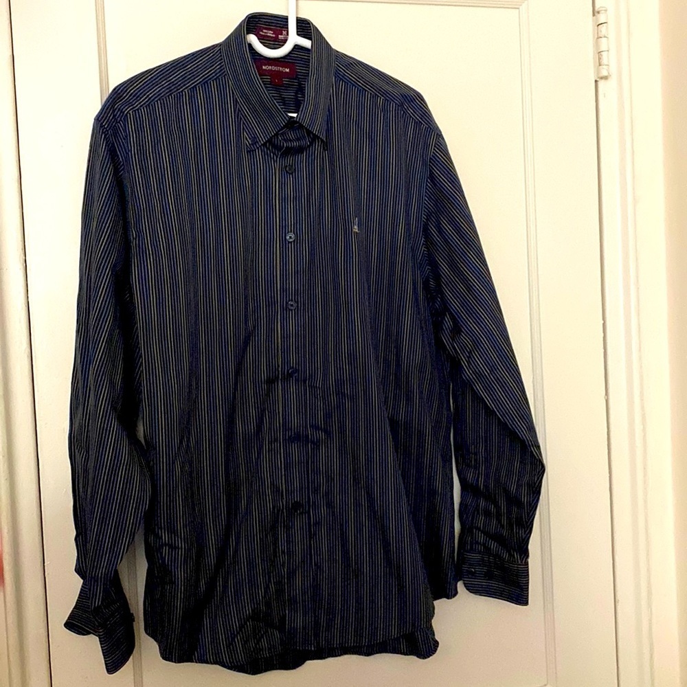 nordstrom multicolored button down size: L